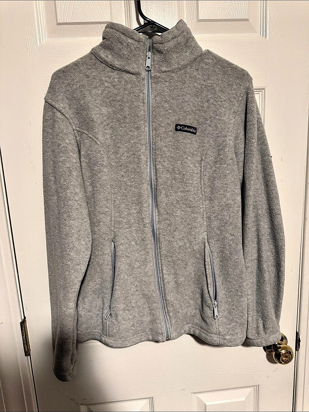 Columbia Women's Benton Springs Full-Zip Fleece Jacket Gray Large